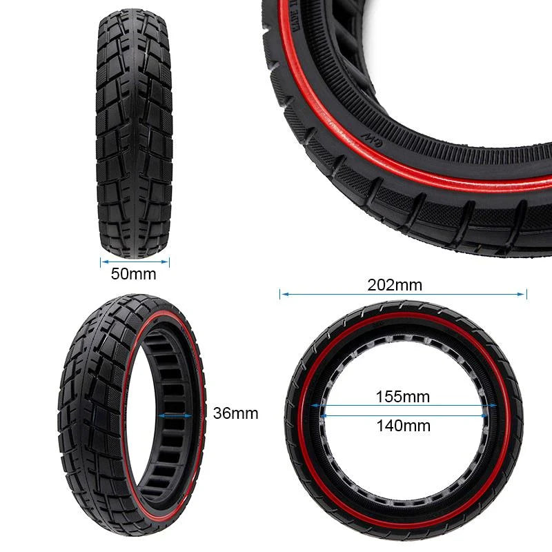 Ultraleicht Vollgummirad 8,5x2-6,1/B34 [Ewheel]