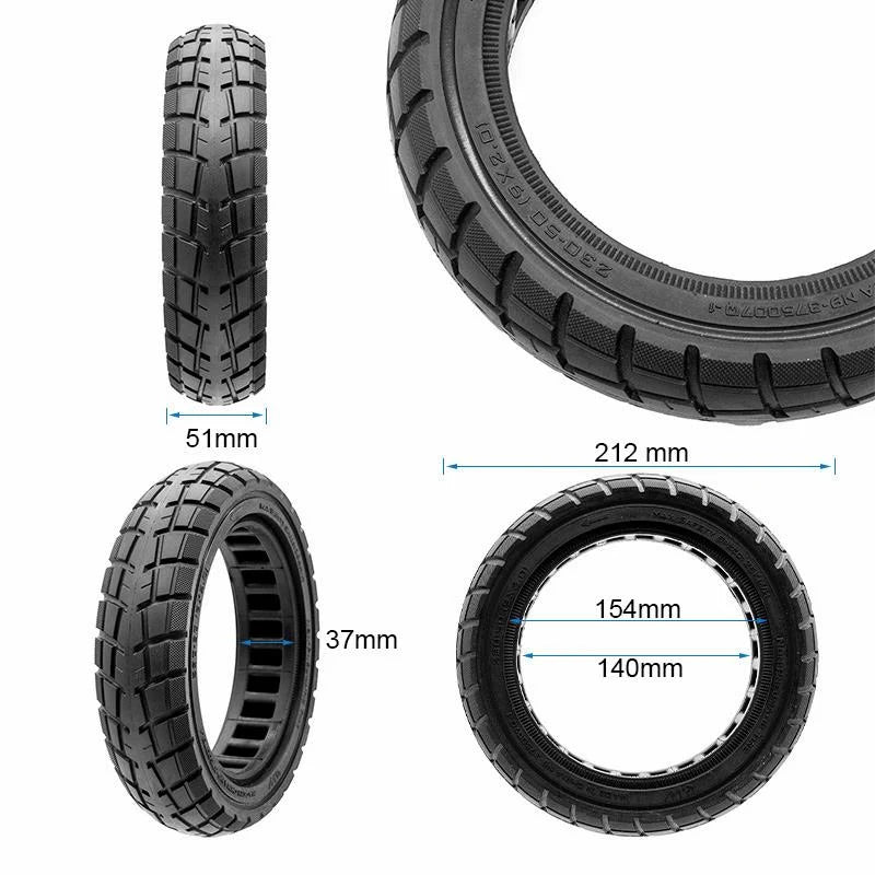 Ultraleichtes Vollgummireifen Offroad 230x50 / 9x2-6 1/B34 [Ewheel]