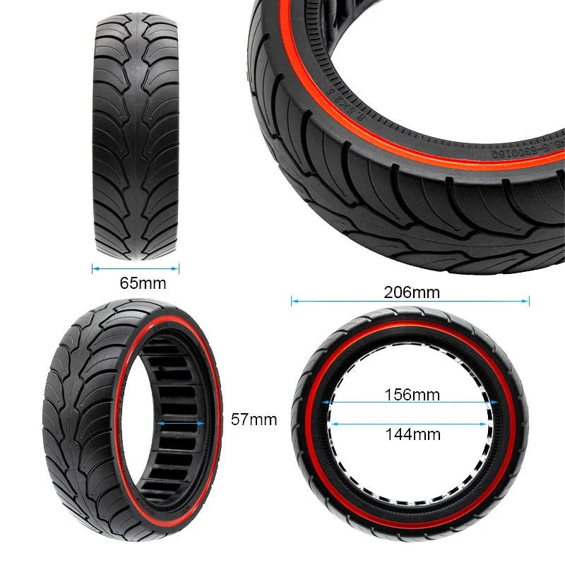 Ultraleicht Vollgummirad 8,5x2,5-6,1/B58 (passend für Dualtron Mini) [Ewheel]