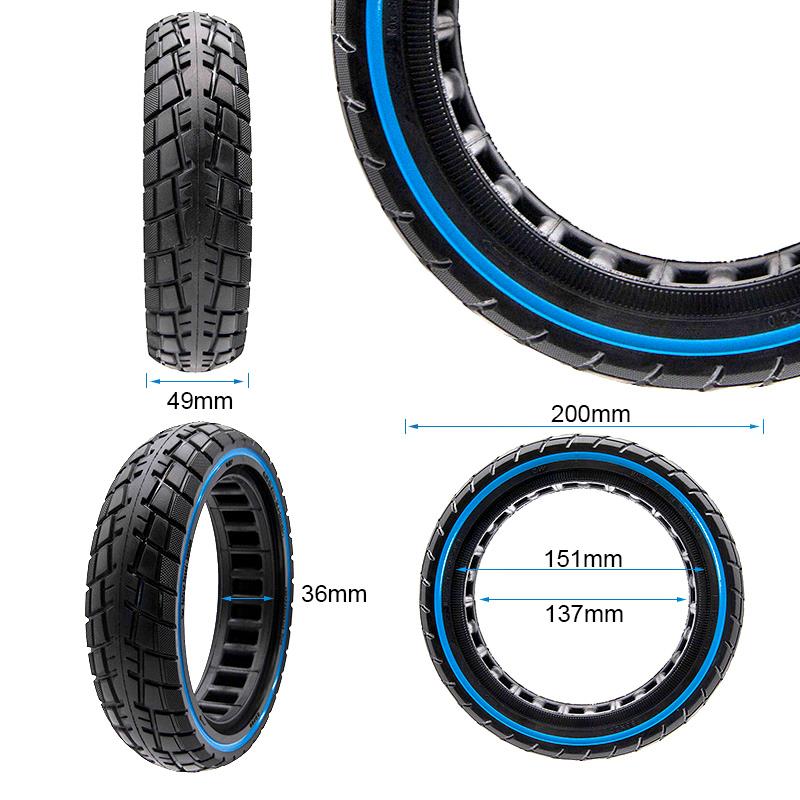 Ultraleicht Vollgummirad 8,5x2-6,1/B34 [Ewheel]