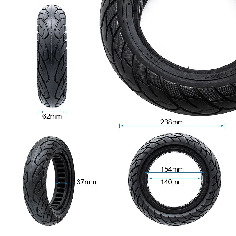 20er-Pack ultraleichter Vollreifen 10x2,5-6,1/B34